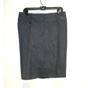 NWT Guess black pinstripe ruffled pencil skirt - size 29